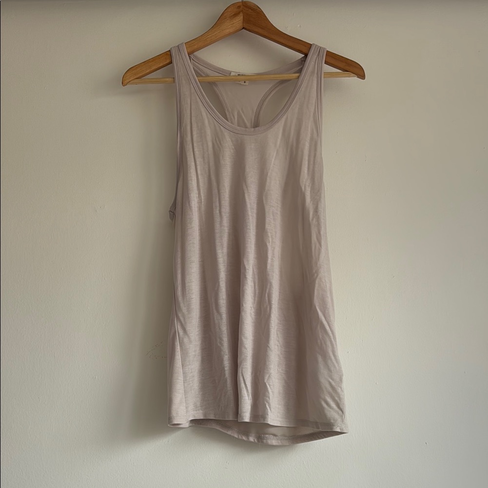 Helmut Lang Loose Fitted Tank Top With Silk